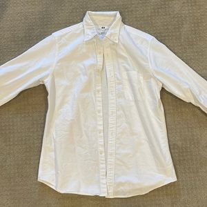 White button down dress shirt (medium)